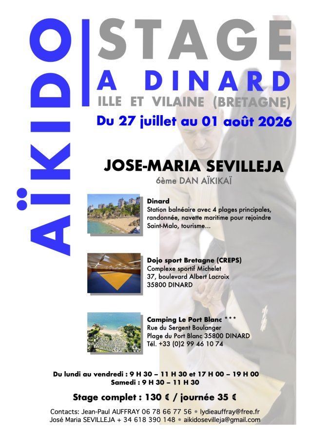 Dinard - Stage d'été José-María Sevilleja